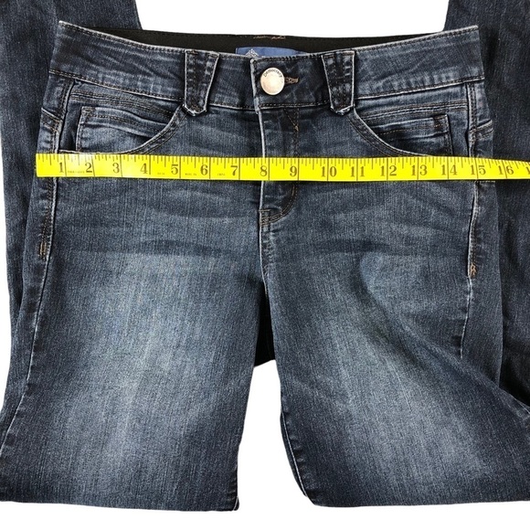 Democracy Ab Solution Medium Wash Mid Rise Skinny Jeans Shaping Contour Sz6 - Picture 10 of 14
